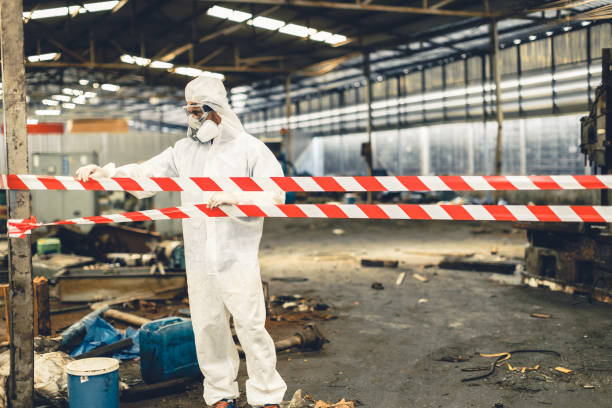 Professional Hoarding Cleanup technician working in Henderson, TN